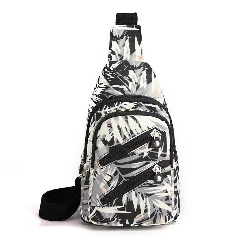 1 Stück Brusttasche Damen Neue Koreanische Version Modische Damen Schulter Umhängetasche Trendig Lässig Vielseitig Bedruckte Brust Kleine Rucksacktasche