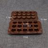 New Heart Shape Silicone Chocolate Mould Truffle Valentine Jelly Ice Soap Candy Chocolate Candy Molds Baking Accessories Cake
