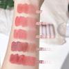 Velvet Matte Lip Mud Lipstick Bears Waterproof Long Lasting Smooth Lip Gloss Women Lips Make Up Korean Cosmetics Chestnuts Brown