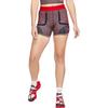Nike Pantalones Cortos de Fitness Rayados de Cintura Alta para Mujer Rojos Azules CU0224-498