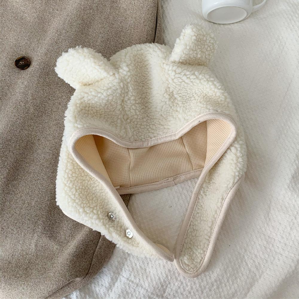 Шапка с капюшоном «Медвежьи ушки» Забавная шапка с капюшоном «Медвежьи ушки» Флисовая шапка-ушанка Шапка-ушанка белый