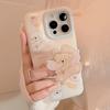 Cute Ice Cream Bear for Iphone14promax Phone Case for Apple 13 Soft 11 for 15 Korean Stand