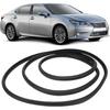 Uszczelka uszczelniająca szyberdachu, Gumowa uszczelka weatherstrip szyberdachu Czarna Szczelna Elastyczna 63251‑30100 do GS350 GS450h ES350 ES300