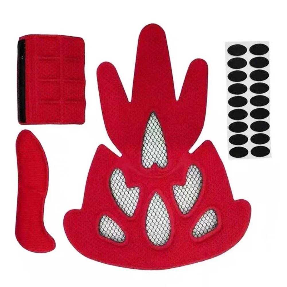 Motorcycle Cycling Sport Sealed Sponge Helmet Inner Padding Kits Foam Pads Kits Lining Protection Helmet Accessories Universal