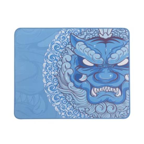 

EsportsTiger LingYun Gaming Mouse Pad Stitched Rubber Optimized for Large 400mm x 480mm – Edges, Base, Control, Size, синий