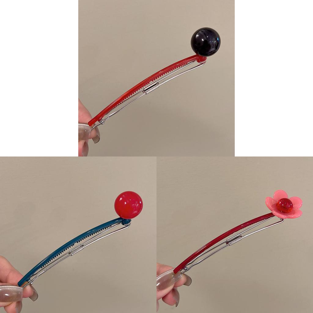 Elegant Flower Hair Clip For Women With Alloy Material Perfect For Back Hair Styling