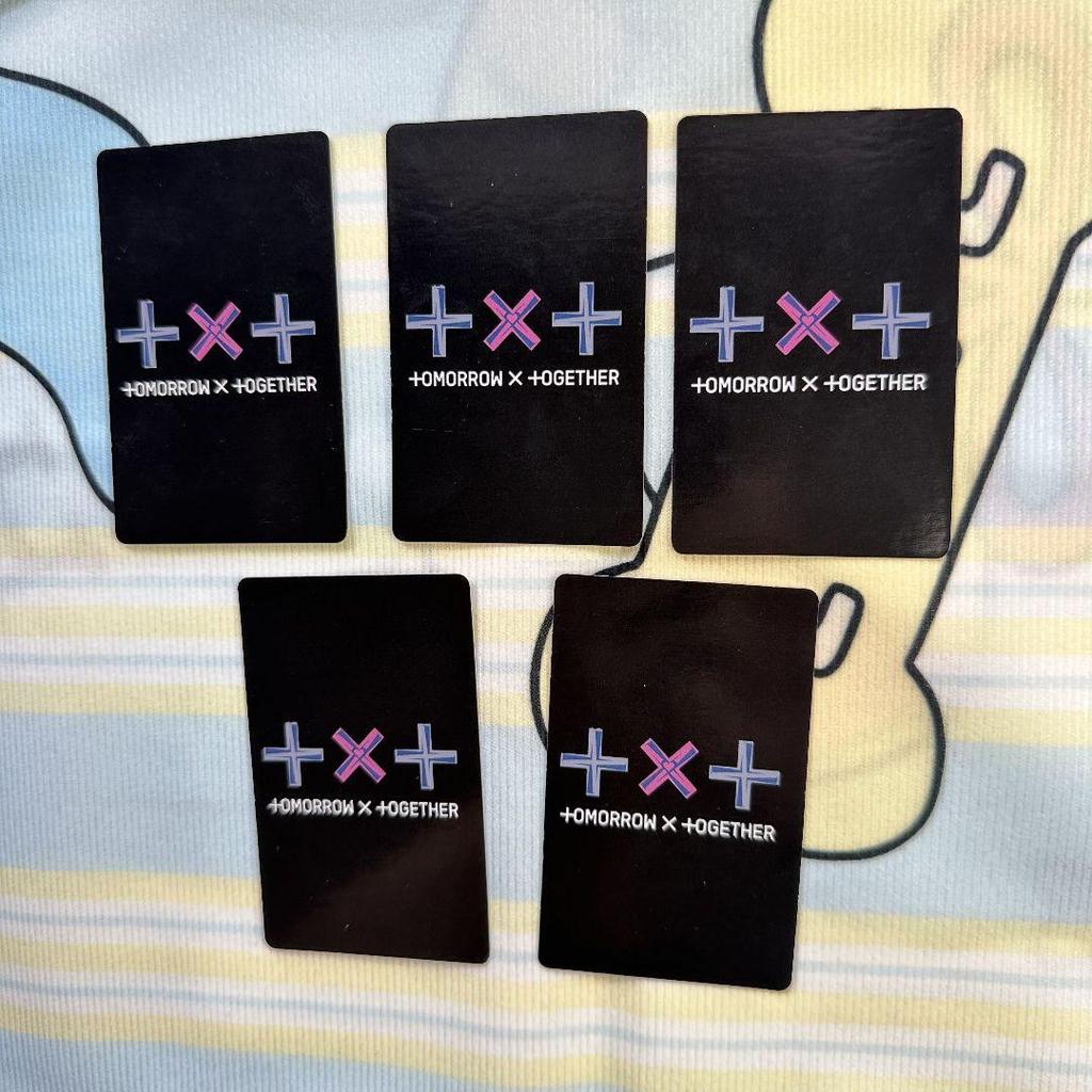 [USED] TXT FIGHT OR ESCAPE Chinese Bonus 2nd Edition 5 Trading Cards