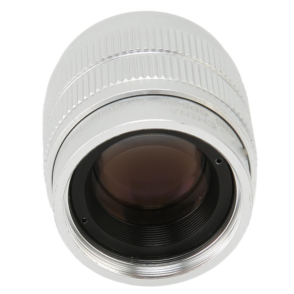 35mm 2/3 Manual Lens F1.7 Large Aperture Fixed Telecine Lens for C Mount Mirrorless Camera