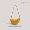 New Niche Fashion Croissant Bag, High-end Sense Versatile Commuter Half-moon Bag, Shoulder Crossbody