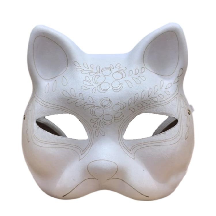 DIY Hand Paint Mask for Halloween Cosplay Party Kid Birthday Supply