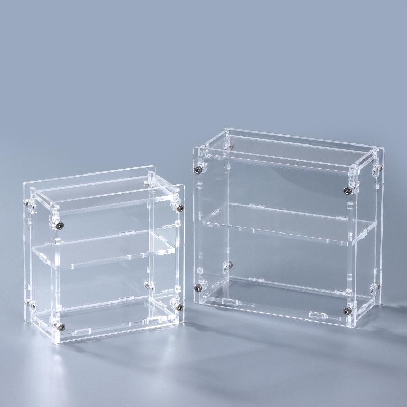 1 Set Acrylic Dust-Proof Showcase & Storage Organizer Box 1/64 Diecast Model Car Display Case With Cover For Minigt Tomica