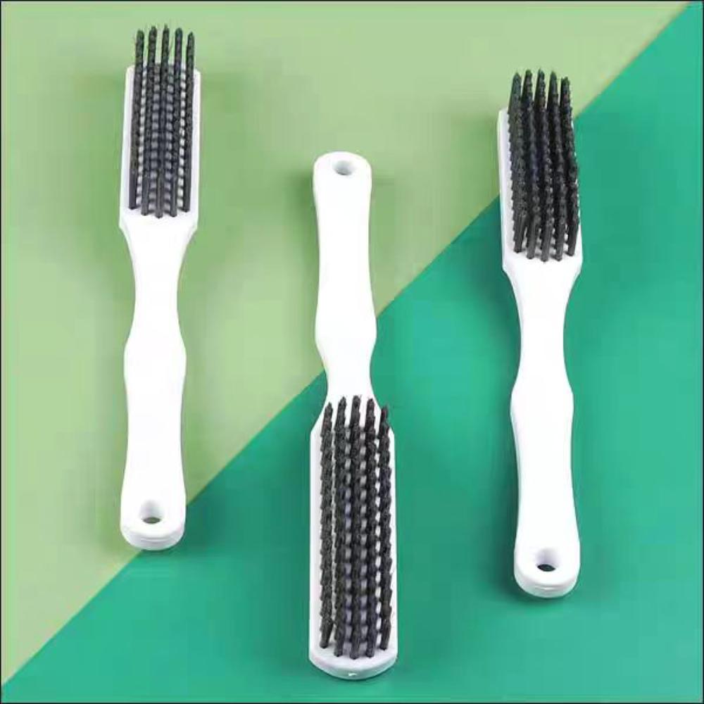10pcs Brush Hard Bristled Plastic Long Handle Household Student Dormitory Daily Multifunctional Cleaning Brush