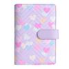 A6 Binder Notebook PU Leather Savings Book Creative Budget Binder  for Cash Budget Storage