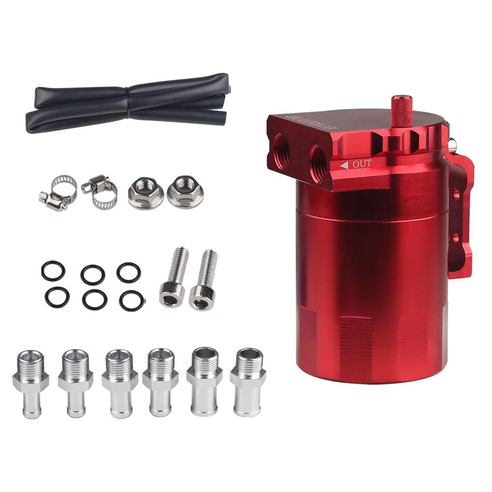 

10.1 fl oz (300 ml) Catch Tank, Cylindrical Type, Aluminum, Hose Included, Red красный