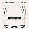 1 Pair New Simple INS Style Metal PC Glasses Frame Unisex Anti Blue Light Color Changing Eyewear