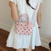 Women's Small Handbag, Sweet Style Polka Dot Bow Bucket Bag, Shoulder Bag, Crossbody Bag, Everyday Shopping Bag, Dating Bag, Commuting Bag