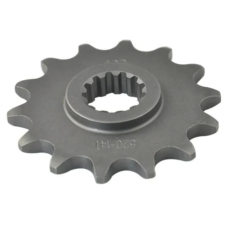 520 Motorcycle Front Sprocket For Suzuki LT250 R LT250R Quadracer 85-93 RMX250 89-01 DR350 90-99 DR350S 90-93 DR350SE 94-99