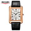 SKMEI 2575 Waterproof Date Genuine Luxury High-end Quartz Watch for Men Leather Strap Mens Wristwatch Shockproof Colck Relgios