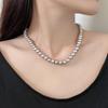 Gray Freshwater Pearl Necklace with Strong Luster – Comparable To Seawater Akoya