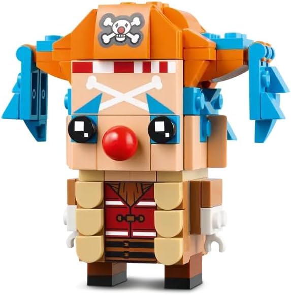 LEGO BrickHeadz One Piece Buggy the Clown Figure 40800, Toy Blocks, for Boys and Girls, Ages 10 and Up, Authentic Japanese Product