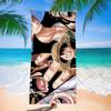 New Anime Character Printed Microfiber Beach Towel Quick Dry Water Absorbent Bath Towel
