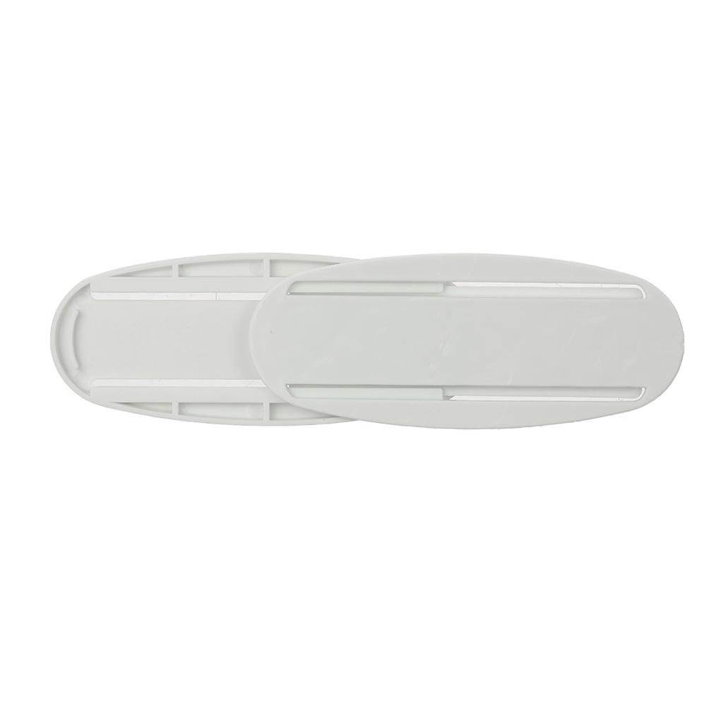 

Штепсельна наклейка без ударів Штепсель із захистом від перенапруг Настінне кріплення Пристрій для кріплення Самоклеюча вилка Oval білий