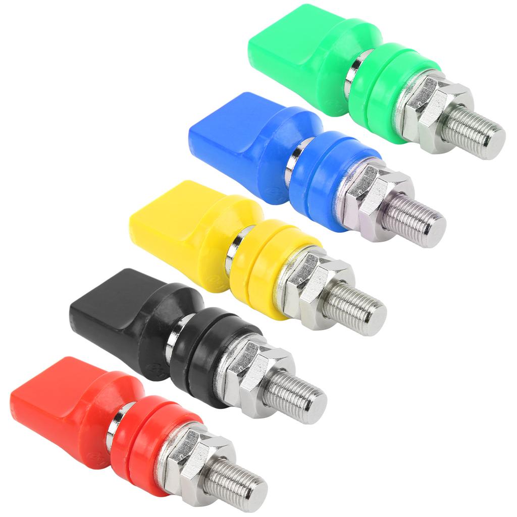 Posts Terminal Binding Post Insulated ABS Shell Firm Connection 100A Rated Current with Socket for Equipment