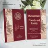 Custom Double-Sided Creative Chinese Wedding Table Place Card