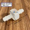 3/16" PVDF Check Valve Non Return Valve Diaphragm One-way Connector Low Flow Resistance Does Not Affect Ozone Dosing Efficiency