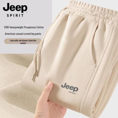 JEEP SPIRIT Men's Loose Straight-Leg Casual Pants