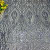 1/3Yards Luxury Sequin Beaded Lace Fabric Embroidered Tulle Mesh Fabric for Wedding Dress Evening Gown Bridal Party DIY Sewing