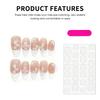10pcs Korean Style Almond Handmade False Nails Pure White 3D Carving Flower Press On Nails Gentle French Tips Wearable Fake Nail
