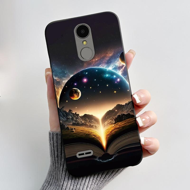 Casing For LG K4 2017 X230/LG K8 2017 X300 Slim Case Aesthetic Luxury Cute Cool Boys Girls Black Matte Soft Silicone Back Cover