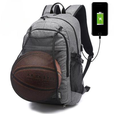 Outdoor Men's Sports Gym Bags Basketball Backpack School Bags For Teenager Boys Soccer Ball Pack Laptop Bag Football Net Gym Bag