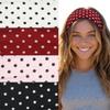 Elastic Polka Dot Headband Stretch Wide Headband Hair Hoop Yoga Elastic Hair Band  Photo Props