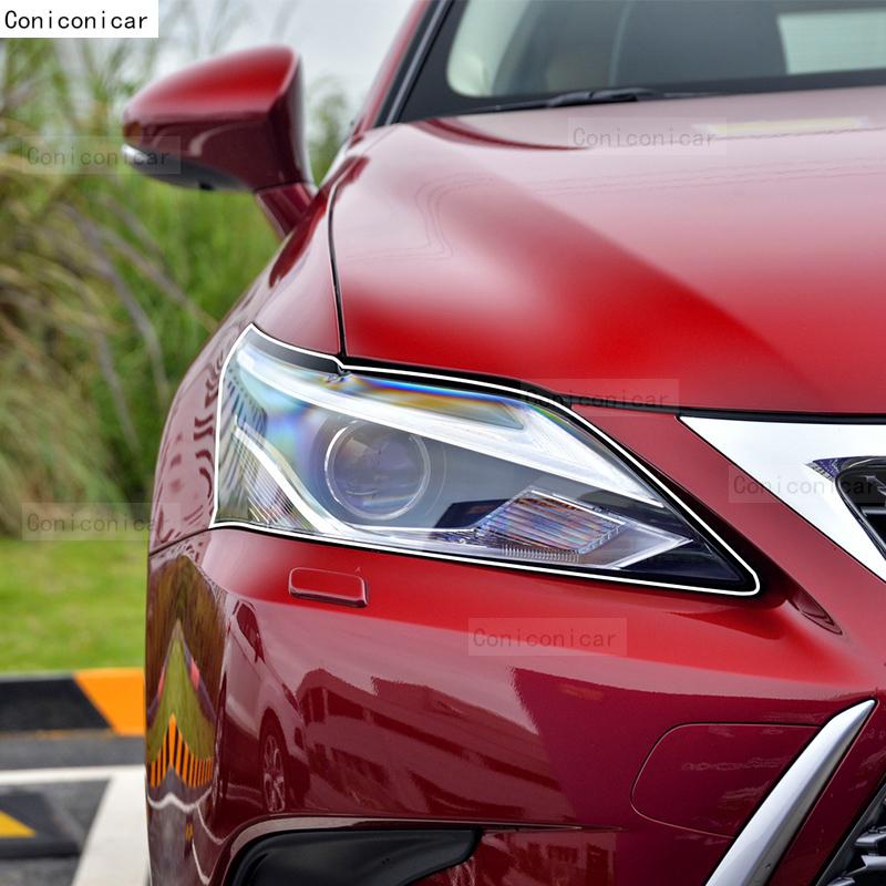 For LEXUS CT 200h 2012-2024 Car Headlight Transparent TPU Protective Cover Film Front Light Tint Change Color Sticker