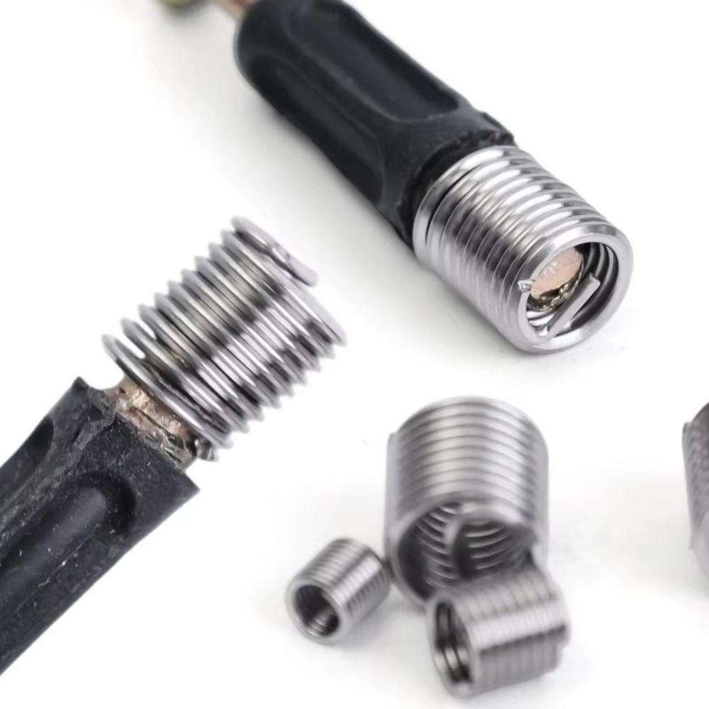 Durable Wire Thread Insert Stainless Steel Thread Repair Kit Screw Sleeve  Fastening Application