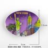 The United States 3d Refrigerator Sticker Travel Collection Souvenir New York Fridge Magnets Times Square Statue of Liberty Shap