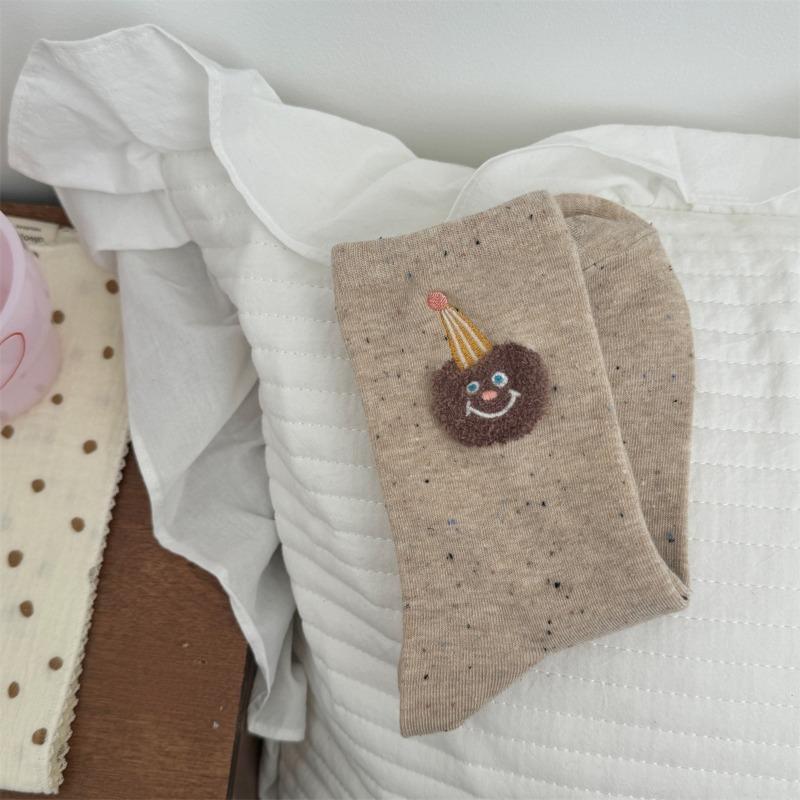 Flickor Höst och Vinter Söt Tecknad Björn Födelsedagshatt I Tubsockor