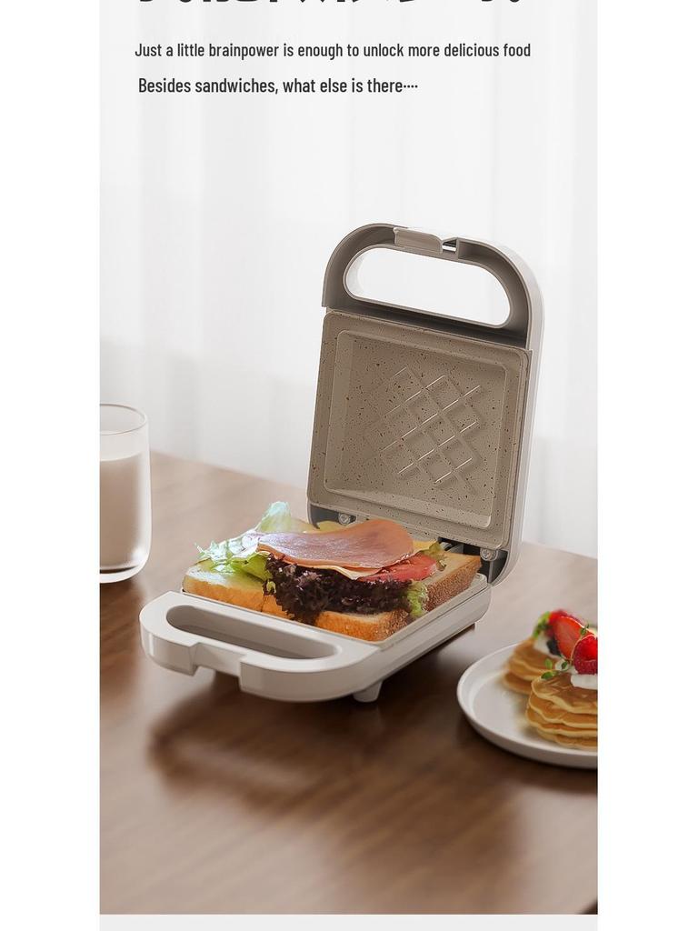 Multi-Functional Breakfast and Sandwich Maker – Crimping Toaster & Waffle Maker
