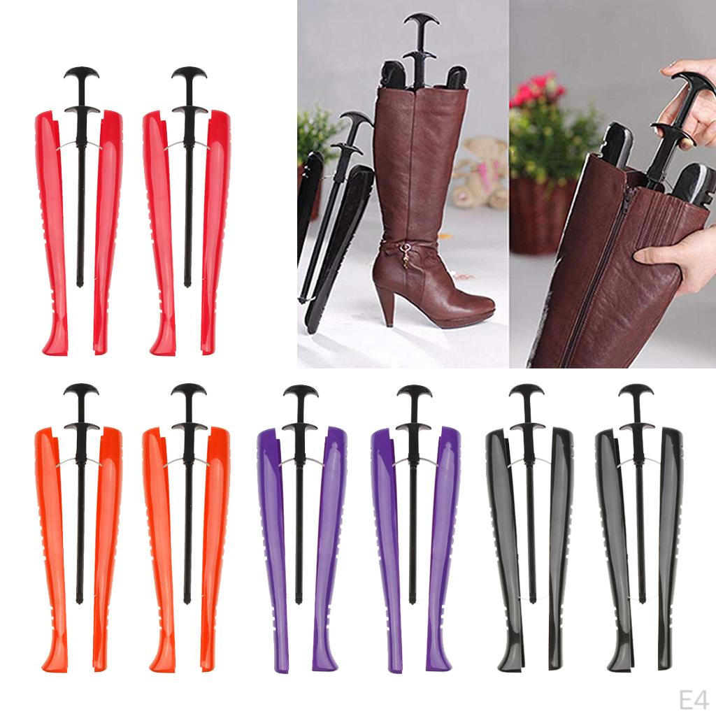 1 Pair Boots Tree Womens Adjustable Knee High Boot Shoe Stretcher Support