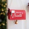 Wood Mailbox Hanging Ornament Weather Resistant Christmas Tree Decoration Easy Installation For Mantel Door Entryway