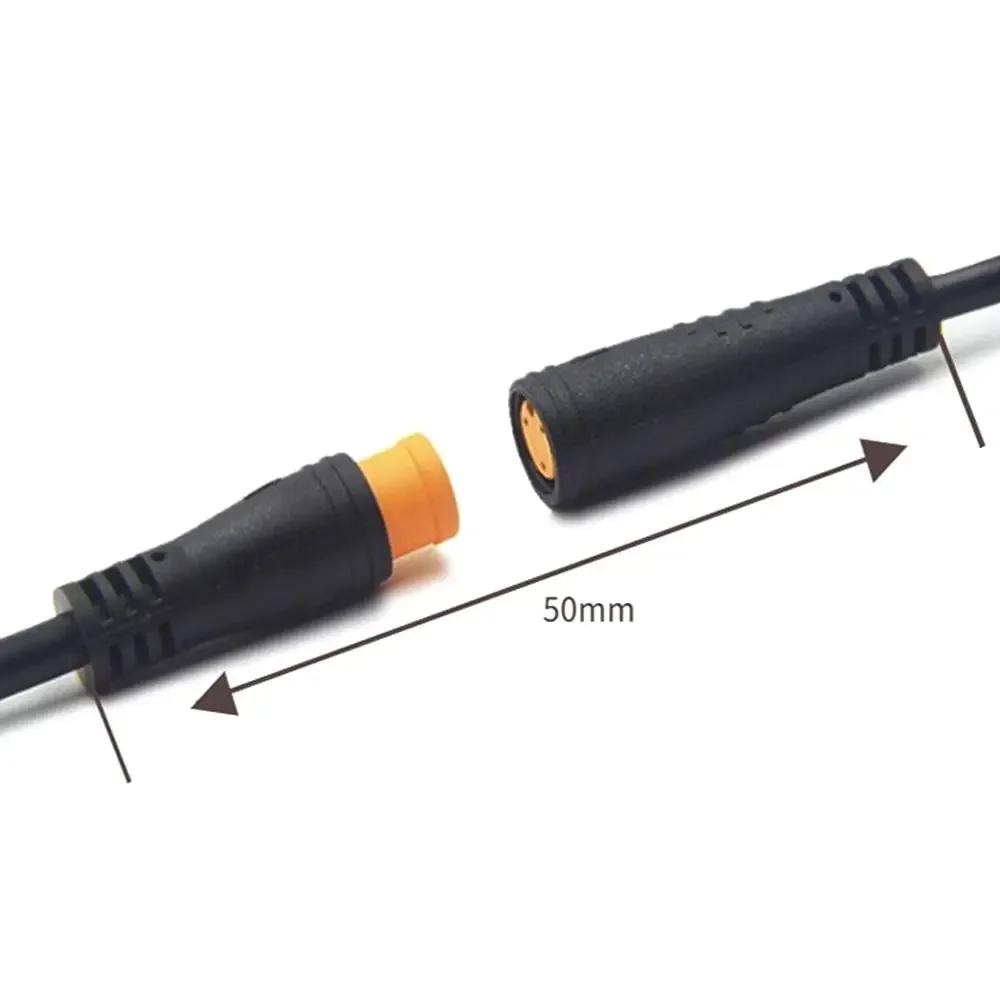Conector Base de Cabo de 2/3/4/5/6 Pinos 1 Conjunto Linha de Lâmpada M8 Linha de Conexão de Sinal à Prova d'Água Para Plugue Ebike Externo Acessórios de Cabo