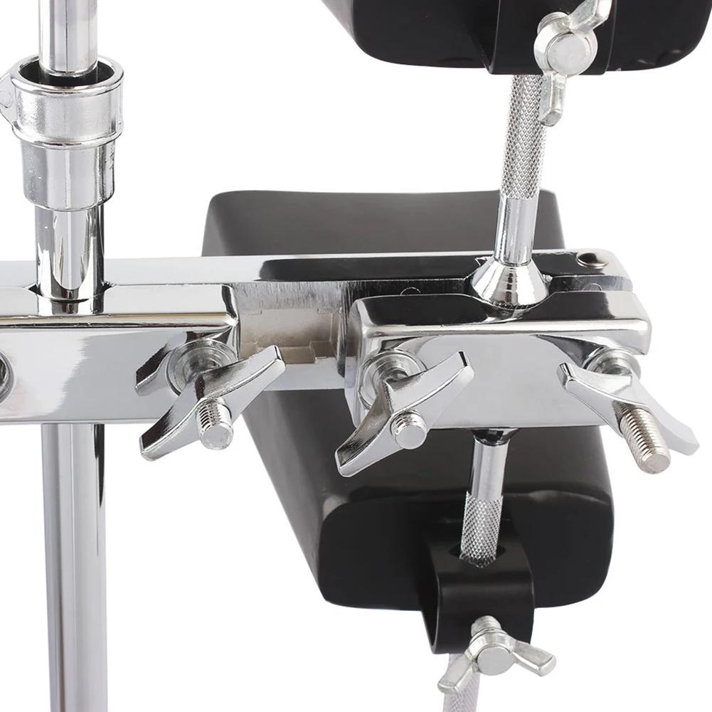 Jazz Drum Cowbell Loud Cow Bell Drums Crisp Cowbell Percussion Instruments Metal Cowbell for Concert Band Gatherings