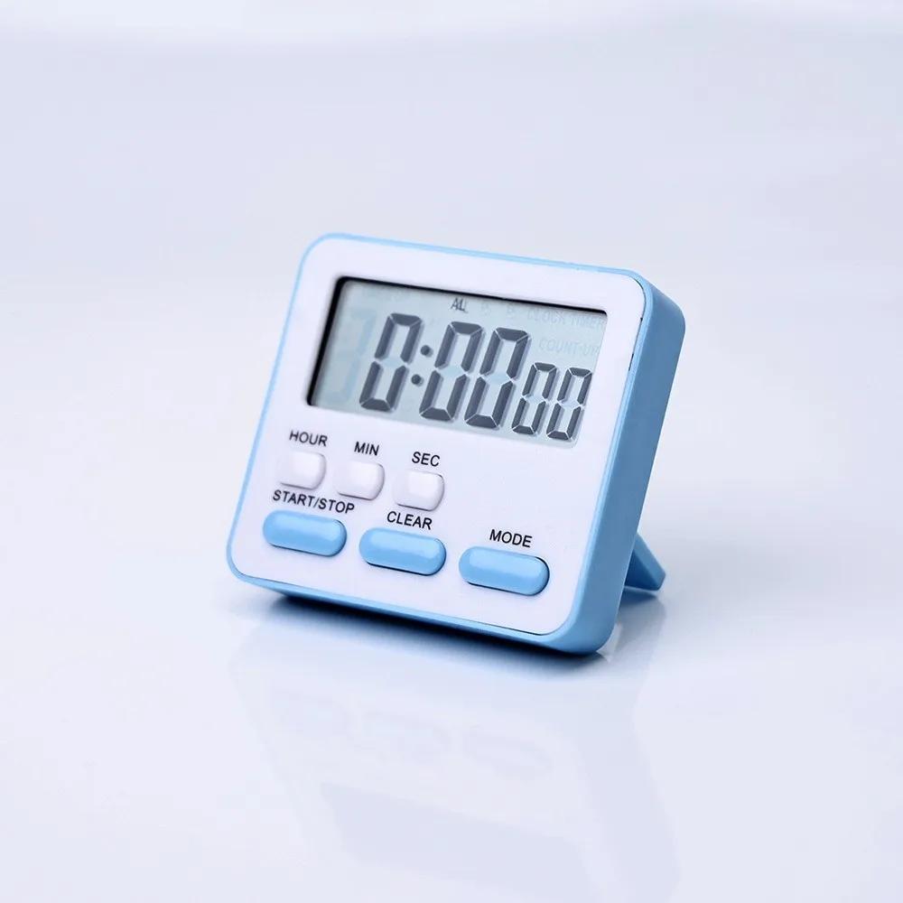 LCD Digital Display Cooking Alarm Clock Kitchen Timer Sleep Stopwatch Clock House Kitchen Accessory Countdown Timer Clock Amagi