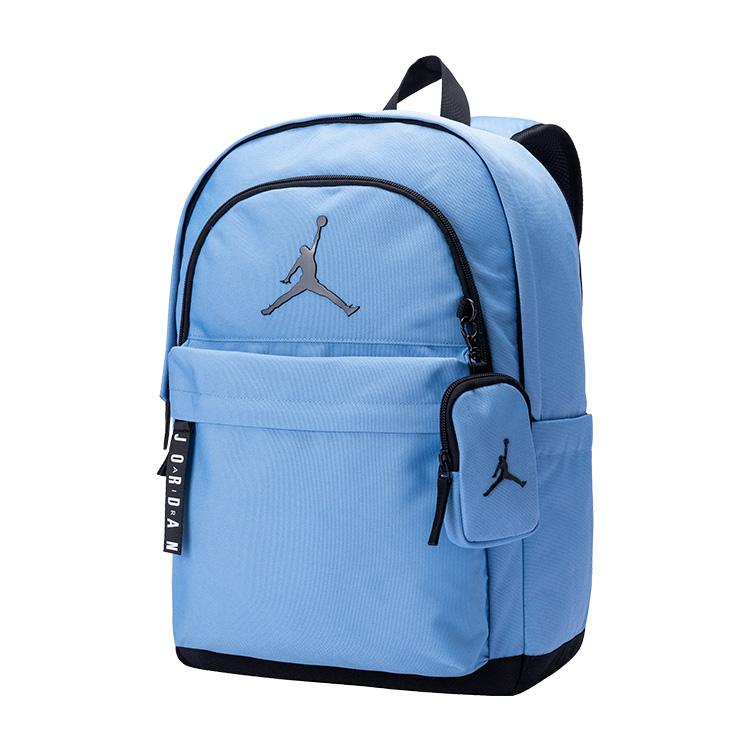 New Jordan Polyester Backpack Unisex Blue JD2513167GS-005