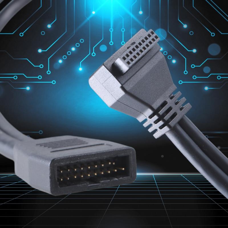 Chassis Motherboards 20Pin Cable Female to Female Male to Female Extension Cable 19Pin USB3.0 Cable Shielded