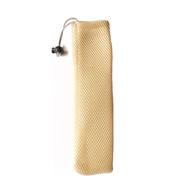 

26cm Straw Bag Portable Travel Mesh Bag Straw Pouch Straw Carrying Case for Straw Cutlery Fork Spoon Tableware Sets Wholesale