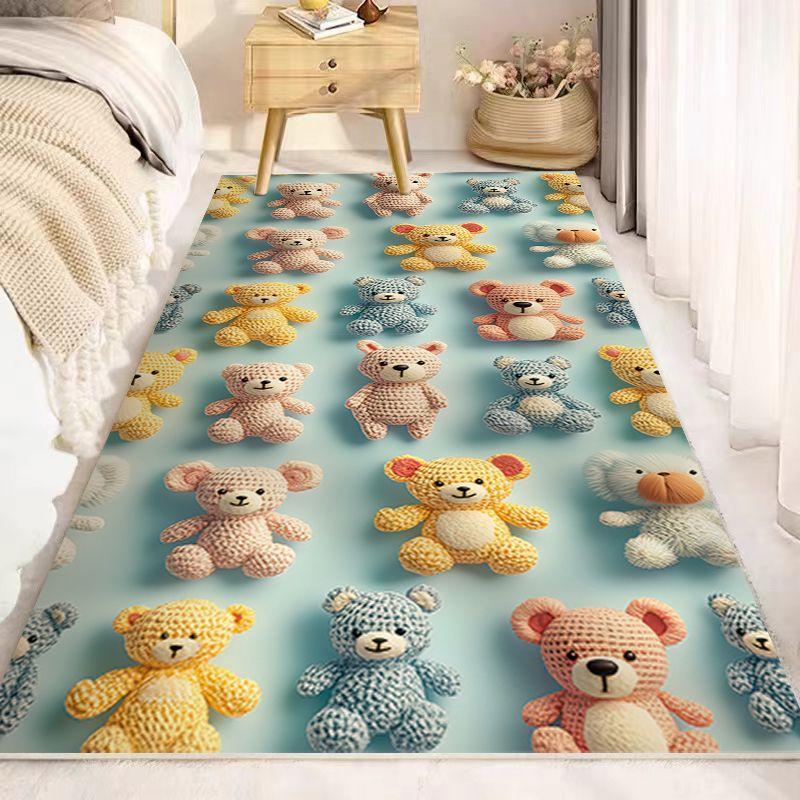 

Прикроватный ковер милый спальня устойчивый к пятнам дрейфующий оконный коврик для гостиной дивана в комнате утолщенный коврик для пола дома 40cm * 120cm