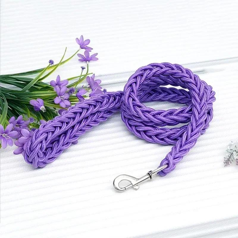 Nylon Dog Harness Leash For Medium Large Dogs Leads Pet Training Running Walking Safety Mountain Climb Dog Leashes Ropes Supply